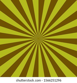 Sunburst green new year pattern radial stripes.