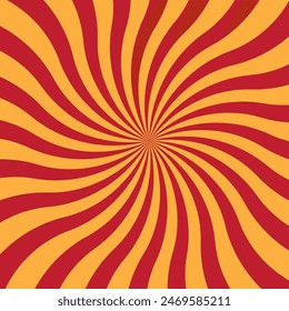 Sunburst groovy comic background. Vintage retro sunbrust background. 11:11