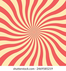 Sunburst groovy comic background. Vintage retro sunbrust background. 11:11