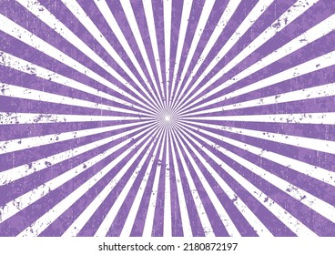 Sunburst with grunge texture background