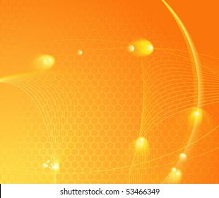 Sunburst high-tech template. Vector illustration