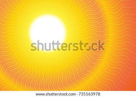 Sunburst Hot Heat Ray Background Vector Illustration