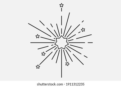Sunburst Icon Sammlung Vektorgrafik.Retro Sonnenburst Design.Große Sammlung sunburst beste Qualität. Vektorgrafik