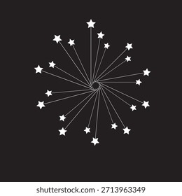 Coleção de ícones de explosão solar vetor.Retro sunburst design.Big coleção sunburst melhor qualidade. Ilustração vetorial

