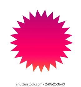 Sunburst icon symbol with eps format file 