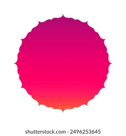 Sunburst icon symbol with eps format file 