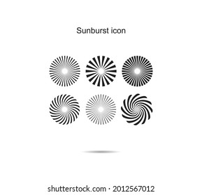 Icono de explosión de sol ilustración vectorial gráfico en el fondo