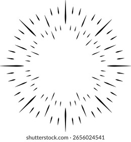 Conjunto de Vectores de iconos Sunburst. Icono Starburst .
