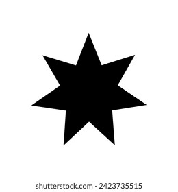 Sunburst icon vector. Star illustration sign. Price tag symbol. 