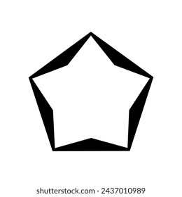 Sunburst icon vector. Star illustration sign. Price tag symbol. 