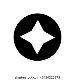 Sunburst-Symbol Vektorgrafik. Sternzeichen. Preis-Tag-Symbol. 