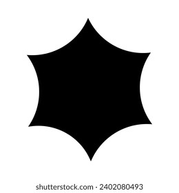 Sunburst icons vector. Starburst badges symbol. Price sticker illustration sign. Design elements for promo, adds and offers. 