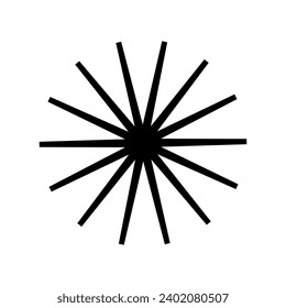 Sunburst icons vector. Starburst badges symbol. Price sticker illustration sign. Design elements for promo, adds and offers. 