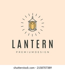 diseño de símbolo vectorial del logotipo de la línea de linternas de soldadura