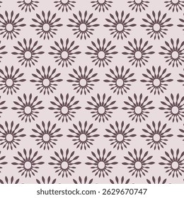 Sunburst motifs seamless vector pattern