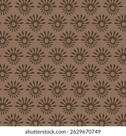 Sunburst motifs seamless vector pattern