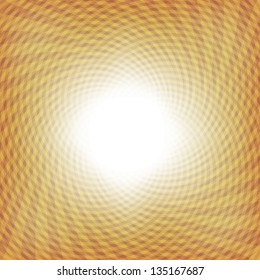 Sunburst optical illusion abstract rays, vector.