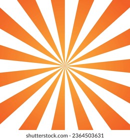 Sunburst Orange and Yellow with background