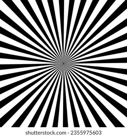Sunburst pattern abstract comic background flash and vector illustration