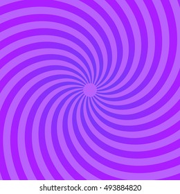 Sunburst pattern. Abstract radial bright sun burst background. Violet center sunlight gradient design. Vector sunbeam