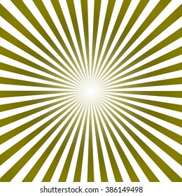 Sunburst pattern gold abstract vector illustration