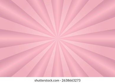 Sunburst pink background. Pink radial lines