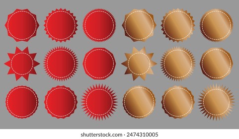 Sunburst promotion tag, bursting sticker promo badges, starburst speech bubbles. Explosion star button vector illustration. Best for sale sticker, price tag, quality mark. 11:11