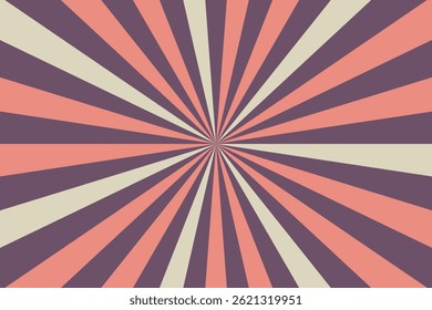 Sunburst, radiating pattern, ideal for vintage-style designs, posters, flyers and web design.