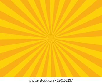 Sunburst ray retro background