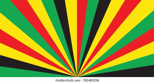 sunburst ray vector colored pattern with red, green, yellow diagonal line, stripes background illustration. Vector illustration for design, banner, card, poster.