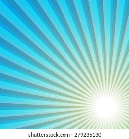 Sunburst rays abstract background, Vector background illustration