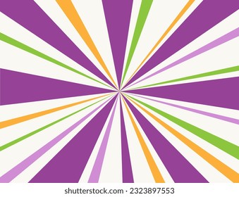 Sunburst rays flat vector background