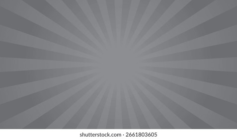 sunburst rays gray radial background design template