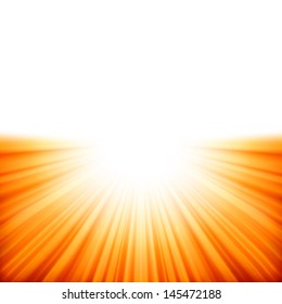 Sunburst rays of sunlight tenplate. EPS 10 vector file included