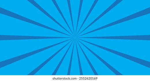 Fundo de vetor 70s retro sunburst