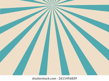 Sunburst retro background. Sunbeams vector illustration. Sunburst rays background.