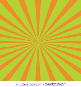 Sunburst retro radial background with sun ray. vector design.