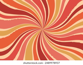 Sunburst retro vibes graphic print groovy background 60s 70s