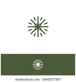 Sunburst Shape and sunburst explosion outline style. Vector illustration
