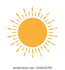 Sunburst silhouette vector illustration design editable and resizable

