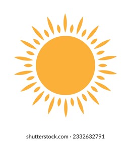 Sunburst silhouette vector illustration design editable and resizable
