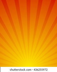Sunburst, starburst background. Converging-radiating lines abstract background in vertical format. Flyer, poster, placard background.