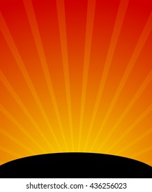 Sunburst, starburst background. Converging-radiating lines abstract background in vertical format. Flyer, poster, placard background.