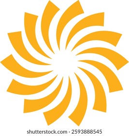 Sunburst, Starburst icon in flat. vector for apps or web Retro wavy edge circle stickers, price promo tags, Empty vintage star burst callouts or sunburst Isolated on transparent background