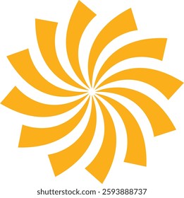 Sunburst, Starburst icon in flat. vector for apps or web Retro wavy edge circle stickers, price promo tags, Empty vintage star burst callouts or sunburst Isolated on transparent background