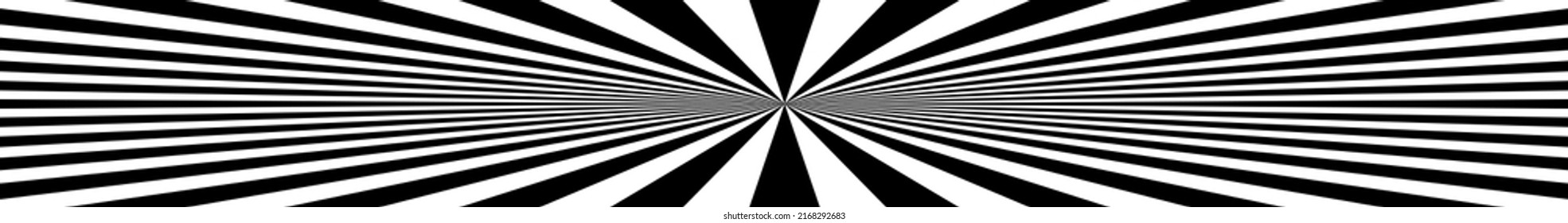 Sunburst, starburst radial and radiating lines, stripes
