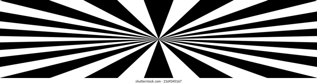 Sunburst, starburst radial and radiating lines, stripes