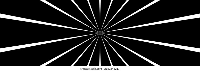 Sunburst, starburst radial and radiating lines, stripes