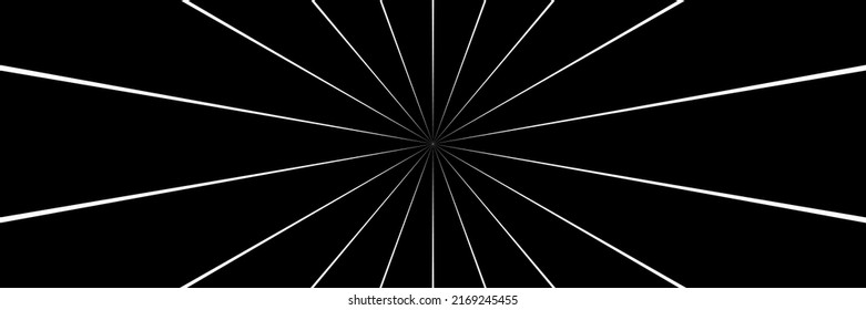Sunburst, starburst radial and radiating lines, stripes