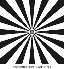 Sunburst stripe vector illustration. Beam or ray icon pattern background. Abstract sun burst and shine backdrop. Isolated on white background.